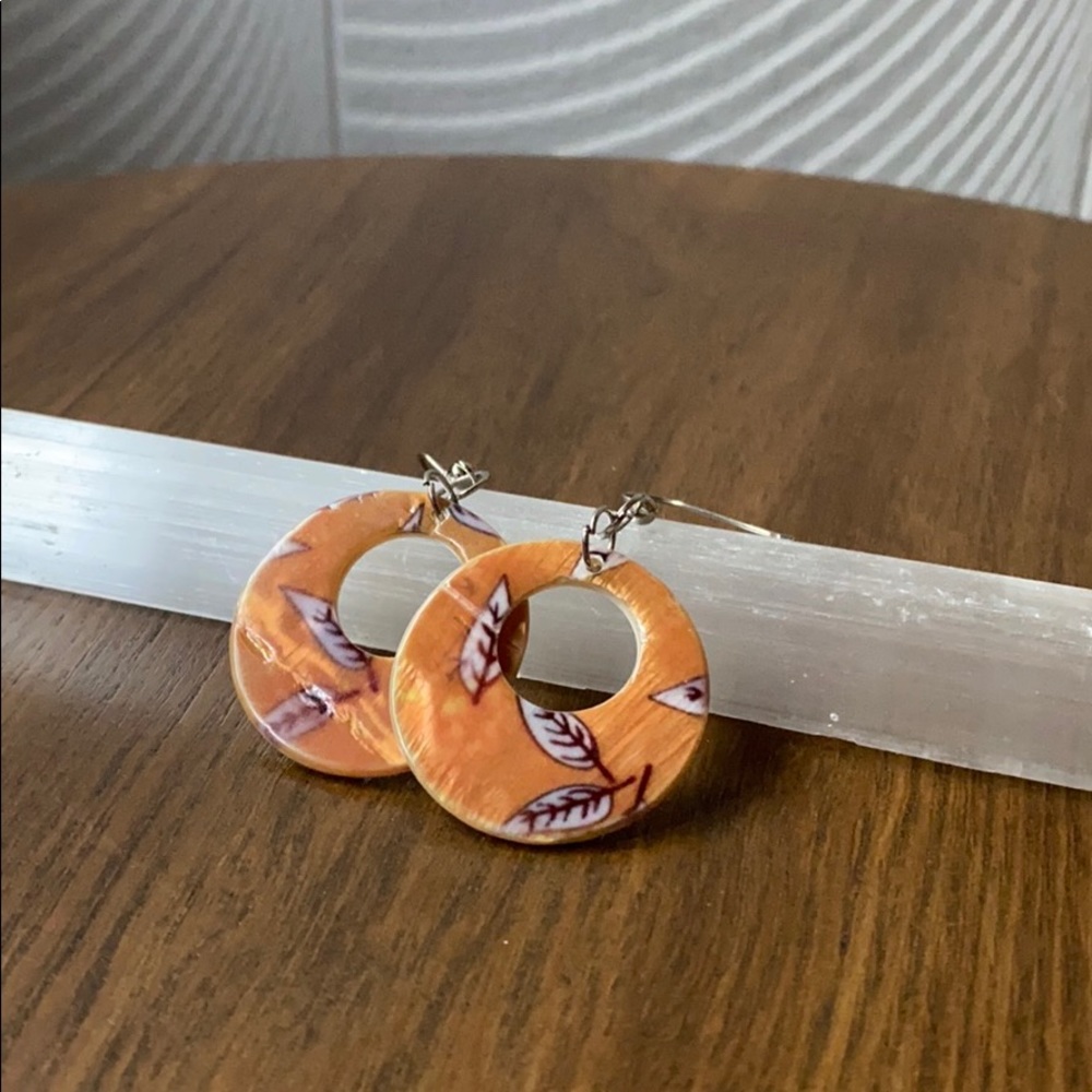 Unique Leaf 🍂 Earrings